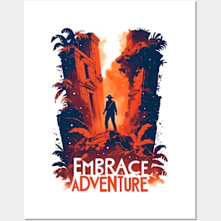 Embrace Adventure - Temple in the Jungle - Indy Posters and Art